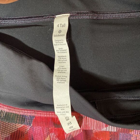 Lululemon Pace Rival Skirt Sun Dazed Multi Color  Athletic Skort Size 4 … - Picture 10 of 14